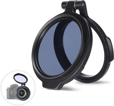 ND Filter Adapter Ringen voor Snelle Bevestiging, Aluminium CNC Technologie, Lichtlekpreventie en Draaiende Filterdeksel voor Diverse Lensen