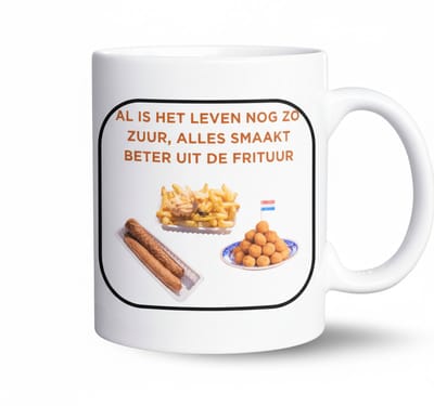 Nevolis® | Koffiemok 330ml met Uniek Design | Ontwerp Jouw Eigen Mok | Handgemaakt Cadeau voor Koffieliefhebbers | Gepersonaliseerd op Aanvraag | Enkel of Grote Bestelling
