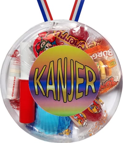 Snoep Medaille Kanjer - 5 stuks