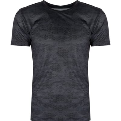 Champion T-Shirt Micro Mesh Mannen grijs