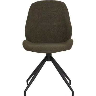 House Nordic Eetkamerstoel Monte Carlo Staal Groen - Set van 2