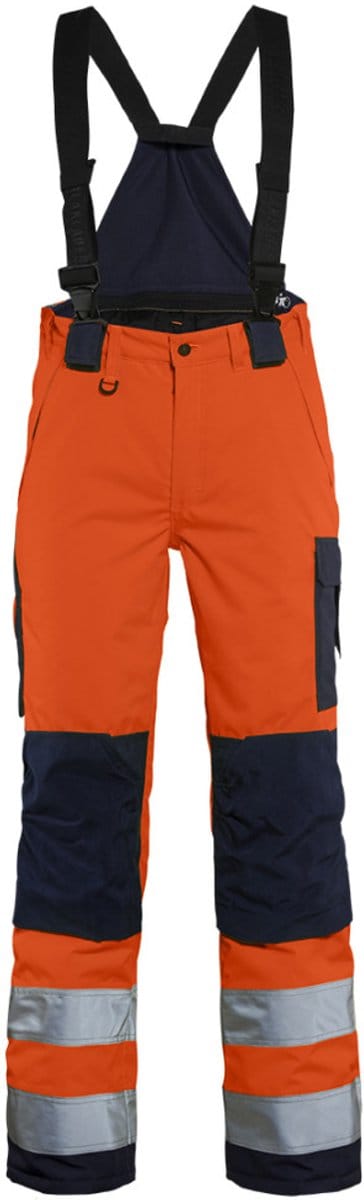 Blaklader Dames Winterwerkbroek High Vis 7885-1977 - High Vis Oranje/Marineblauw - D19