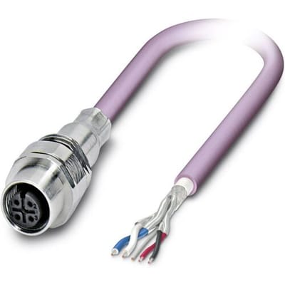 Phoenix Contact 1525678 Sensor/actuator inbouwconnector M12 Aantal polen (sensoren): 5 Bus, inbouw 0.50 m 1 stuk(s)