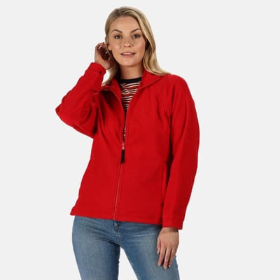 Fleece Dames Wandelen Zip-up Hoge Kraag