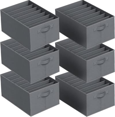 Kledingkast Organizer - 6-delige Set - Opbergbox voor Kast