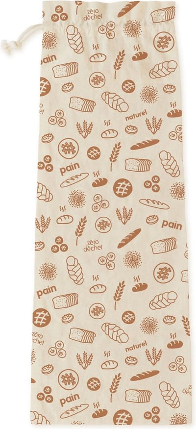 Vershoudzak voor Brood, Organic, 65 x 20 cm, Bruin - Pebbly