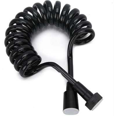 Tuyau de douche pour bidet avec capuchon en cuivre de 2 m, flexible et rétractable, accessoire de tuyau de douche à ressort
