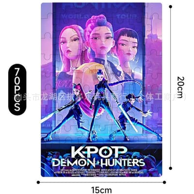 2026 heet 8 stijl KPop Demon Hunters legpuzzel KPop Demon Hunters Rumi Mira Zoey Puzzel Figuur Speelgoed voor Verjaardagscadeau
