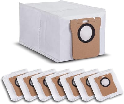 8 stuks stofzakken voor Dreame L10s Ultra / L10 Ultra / L20 Ultra /S10/S20, voor Xiaomi X10+ / X20+/X10/X20/L10/M40 stofzak vervangende stofzuigeraccessoires (3,2 l grote capaciteit)