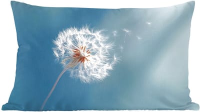 Sierkussens - Kussentjes Woonkamer - 60x40 cm - Paardenbloem - Wind - Blauw
