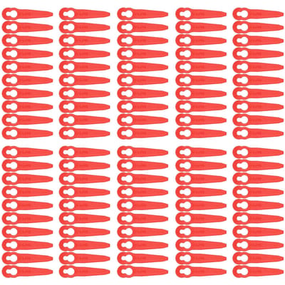 100 stuks Grastrimmer Plastic Mes Takken Snijden Vervanging Gazonmaaier Accessoires