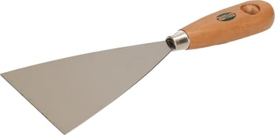Amig Plamuurmes - werkbreedte 100 mm - conisch geslepen staal - houten greep