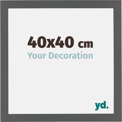 Your Decoration - Fotolijst 40x40 cm - MDF - Antraciet - Mura