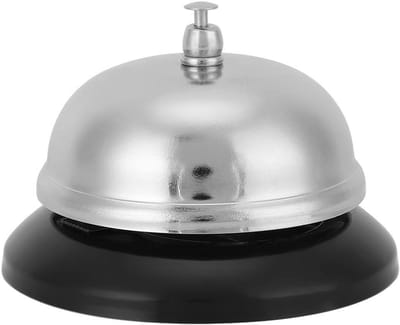 Desk Bell voor Service - Handmatige Bel voor Hotels, Scholen, Restaurants en Ziekenhuizen - Duurzame All-Metal Constructie