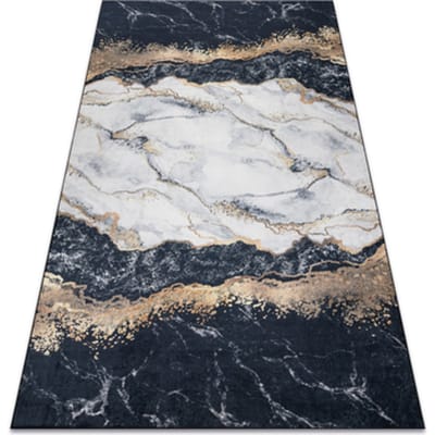 Kleden Rugsx ANDRE 1124 tapijt wasbaar marmer antislip - 160x220 cm