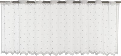 Elbersdrucke Bistro Gordijn Celeste 45x160 cm wit transparant