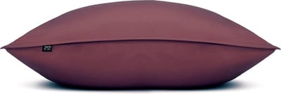Zohome Kussensloop Satinado - Kussenhoes van 80x80 cm - Set van 2 stuks - 100% Katoen-Satijn - Paars