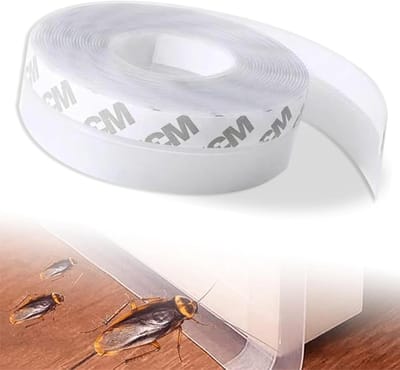 Allecto Plus - 5 meter transparante siliconen afdichtingsstrip voor deur, raam en gaten in huis | Zelfklevende weerstrippen voor glazen douche.