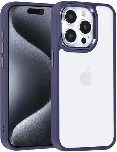 UNIQ Accessory Back Cover - Apple iPhone 15 Pro - Paars - Strak Design met Valbescherming