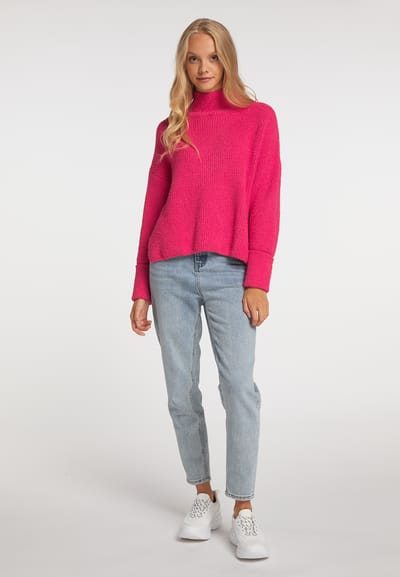 Mymo Gebreide trui Blonda Dames roze