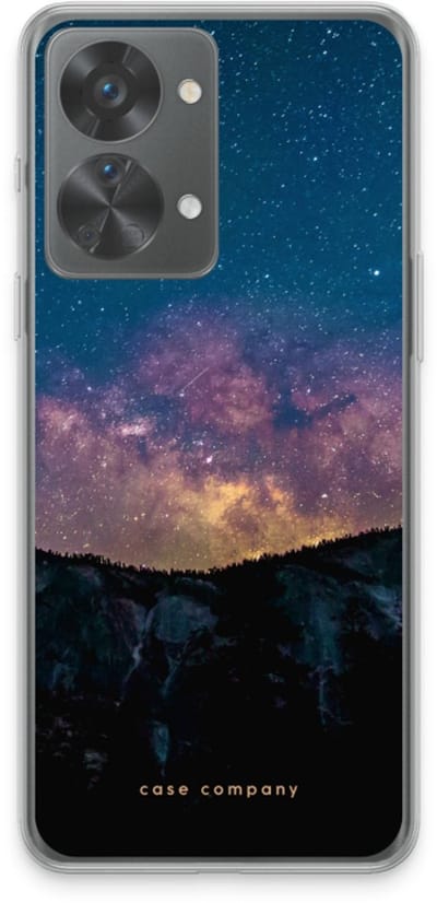 Case Company® - Hoesje geschikt voor OnePlus Nord 2T hoesje - Travel to space - Soft Cover Telefoonhoesje - Bescherming aan alle Kanten en Schermrand