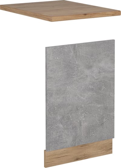 Vicco R-Line Voorpaneel vaatwasser – 45 cm, WB Eik Beton