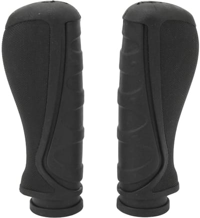 Dailygoods - Scooterstuurgreepafdekking - Schokabsorberend - Ergonomisch ontwerp - Zwart - Antislip - Comfortabele ritten voor unisex volwassenen