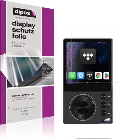 dipos – 4x Beschermfolie geschikt voor Surfans F20 Pro | Krasbestendige & heldere Screenprotector Ultra-Thin