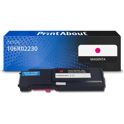 PrintAbout huismerk Toner 106R02230 Magenta Geschikt voor Xerox