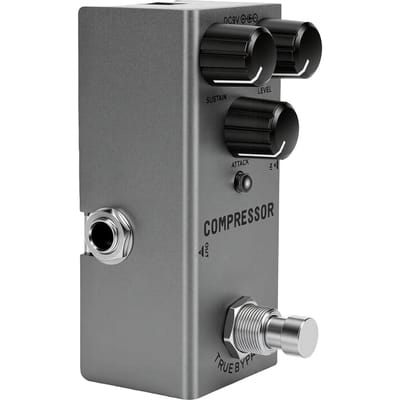 Pédale de compresseur pour guitare 3 potentiomètres Double mode True Bypass Effet de compresseur dynamique doux