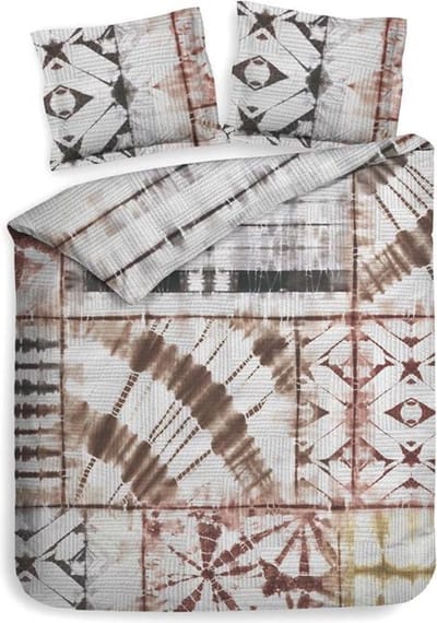 Heckett & Lane Azibo Dekbedovertrek - Eenpersoons - 140x200/220 cm - Tawny Beige