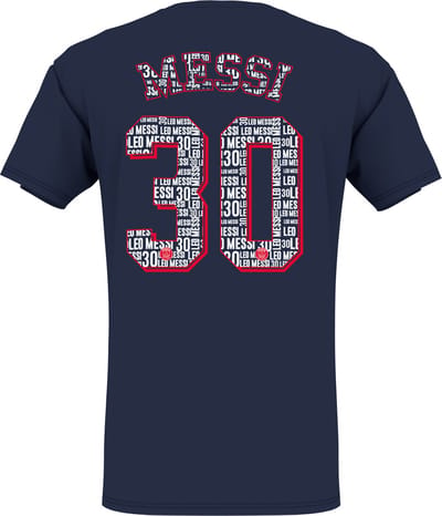 PSG Messi 'Eiffel' t-shirt Wit - Adults