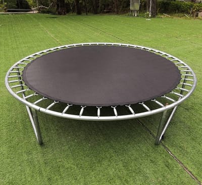 Trampoline Springmat - Vervangend Kussen - Veilig Springplezier - 88 V-Ringen - 43 Meter Diameter - Zwart