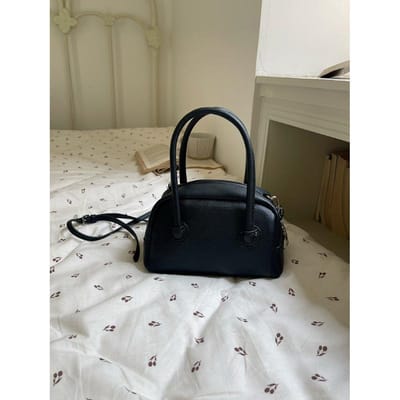 Nouveau Sac de Bowling Portatif Coréen Décontracté et Polyvalent Petit Sac Frais à Épaule Croisée Sac Boston Oreiller