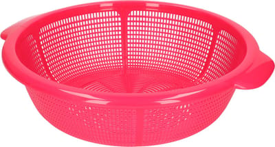 Kunststof keuken vergieten van 31 x 9.5 cm in de kleur fuchsia roze - Keuken accessoires