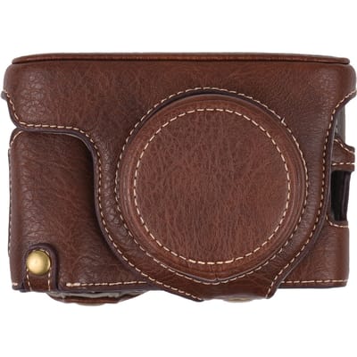 Draagbare Cameratas Synthetisch Leer Camera Draagtas met Schouderriem Vervanging voor  X100V  X100F Camera black