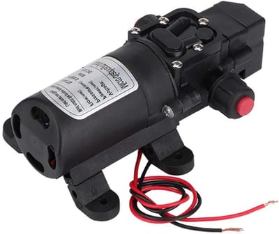 Waterpomp - Hogedrukpomp - Waterdruk Regelen - Automatische Drukschakelaar - 12V 5L/min - Zwart