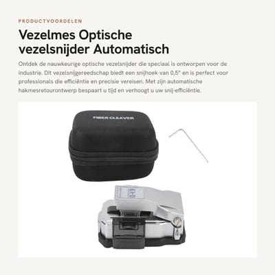 Dailygoods- Vezelmes Nauwkeurig - Automatisch Hakmes - Tungsten Stalen Mes - 3 in 1 - Lange Levensduur - Opbergdoos - Vezelsnijder