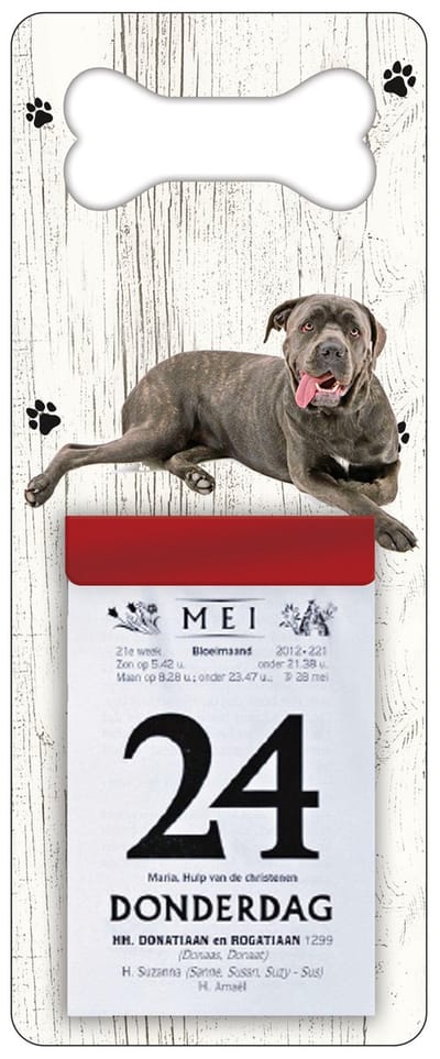 Scheurkalender 2027 Hond: Cane Corso