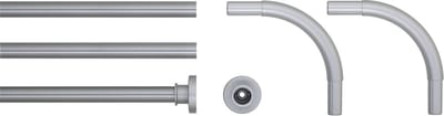 Sealskin Douchegordijnstangset Mat aluminium