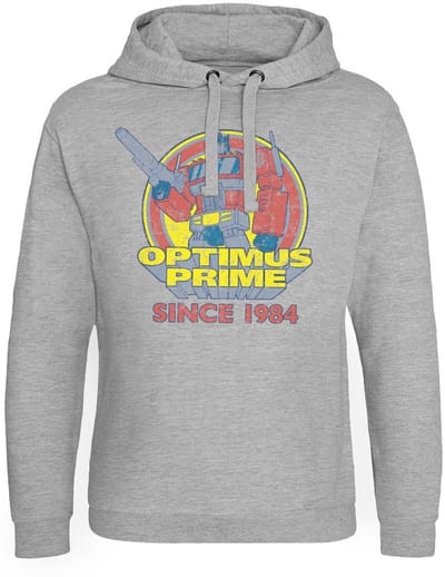 Transformers Optimus Prime - Since 1984 Epic-hoodie, grijs gemêleerd