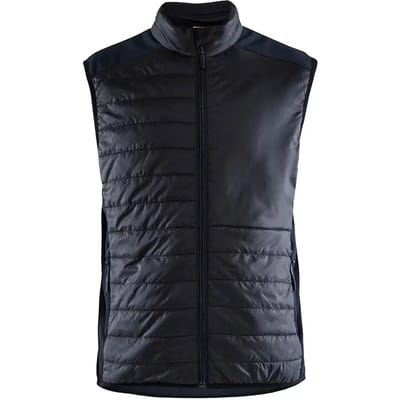 Blaklader Gevoerde bodywarmer 3863-2030 - Zwart/Donker marineblauw - 4XL