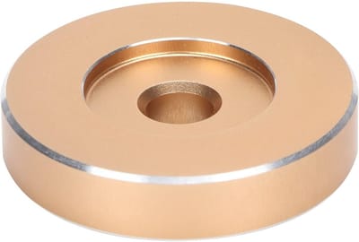Turntable Adapter voor 45 rpm Platen met Grote Gaten, Duurzaam Aluminium, Stabiele Weergave en Hoge Geluidskwaliteit, Breed Compatibel