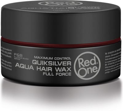 48 x Red One Haarwax - QuickSilver Aqua Hair Wax Full Force 150 ml
