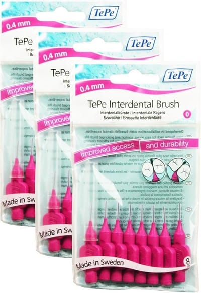 Tepe Origineel Roze - 0,4Mm - Ragers - 3 X 8 Stuks - Voordeelverpakking - Blisters