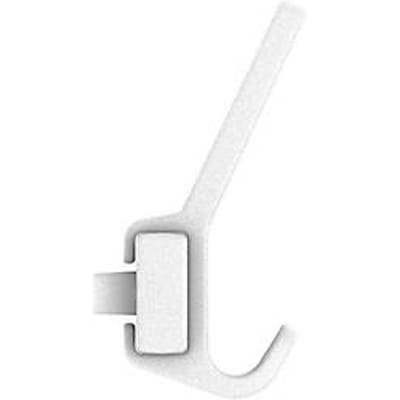 Wandkapstok Functionals JUST 20 Chalk White, 4 haken, tot 10 kg, aluminium en kunststof, wit
