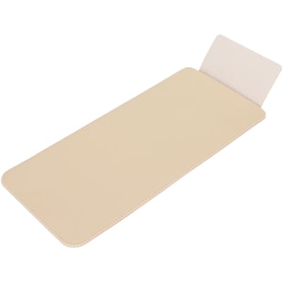 Draadloze Toetsenbordhoes PU Leer Draagbaar Lichtgewicht 30x14x1cm Beschermhoes voor Magic Keyboard 2 beige