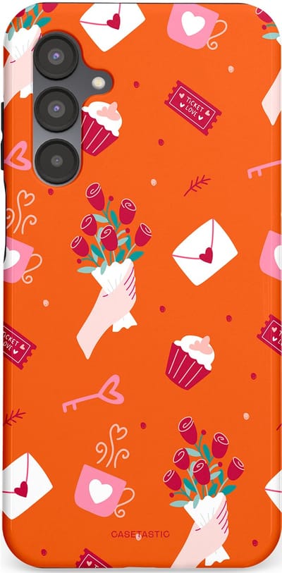 Casetastic Hoesje Geschikt voor Samsung A16 - Stijlvolle Beschermende Duo-layer Case - Valentijnsdag Feest