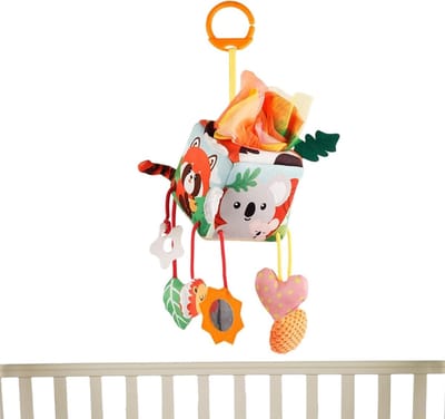 Kinderwagen speelgoed - Baby hanger - Baby vermaken - Stimuleert nieuwsgierigheid - 25.5 x 6 x 28 cm - Multicolor