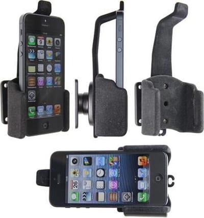 Brodit houder geschikt voor Apple iPhone 5 / SE Passieve houder met swivelmount verticaal en horizontaal